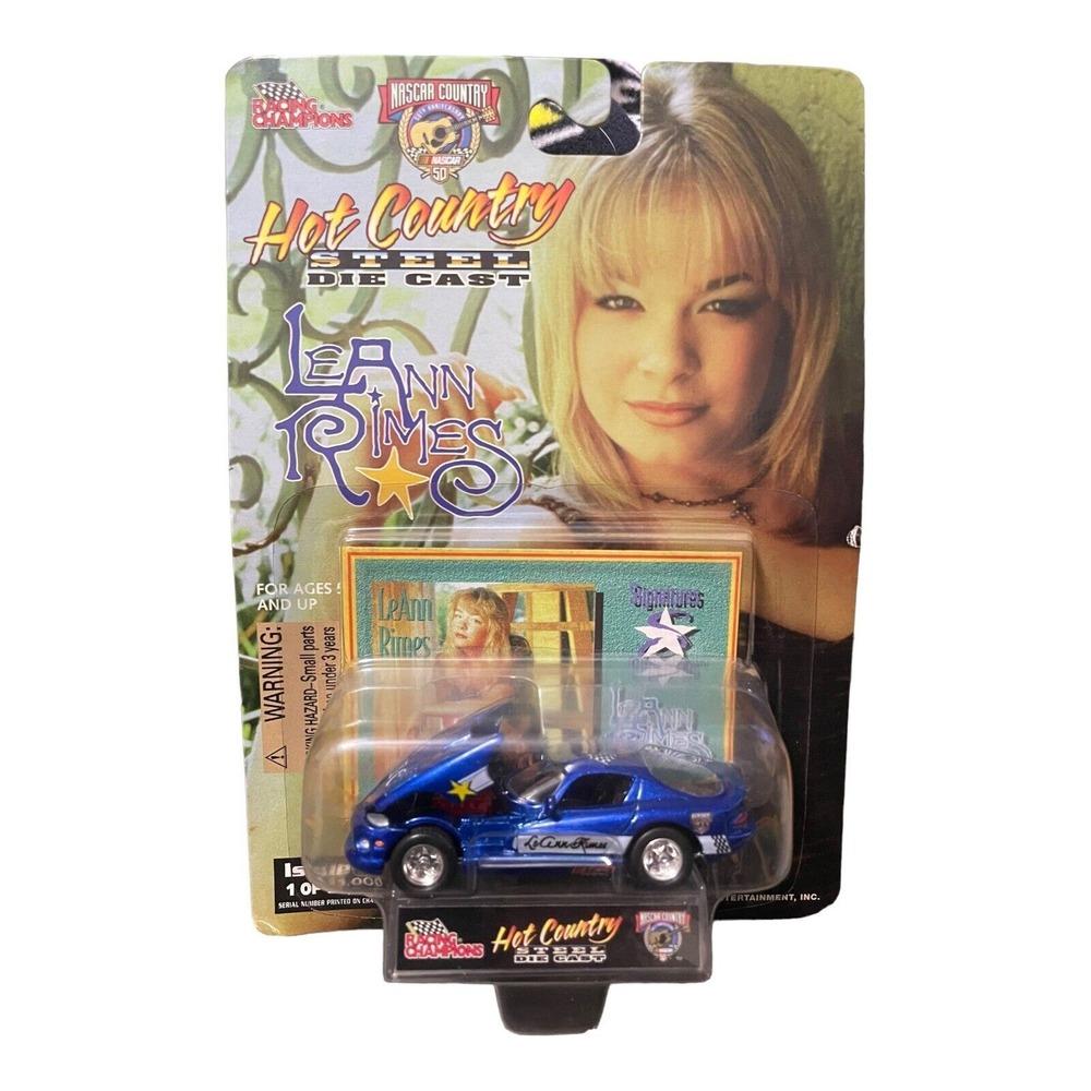 1998 Hot Country LeAnn Rimes Dodge Viper Nascar Country Racing Champions